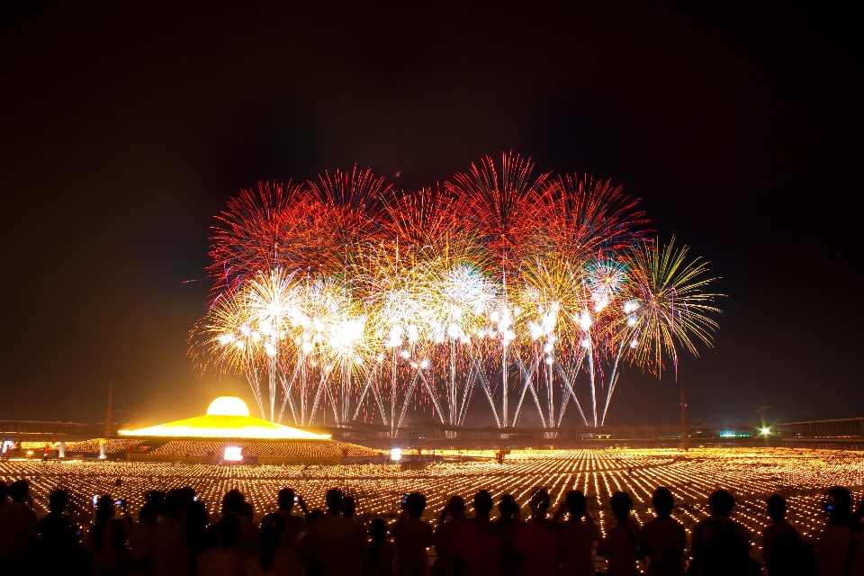 人们 娱乐 焰火 新年