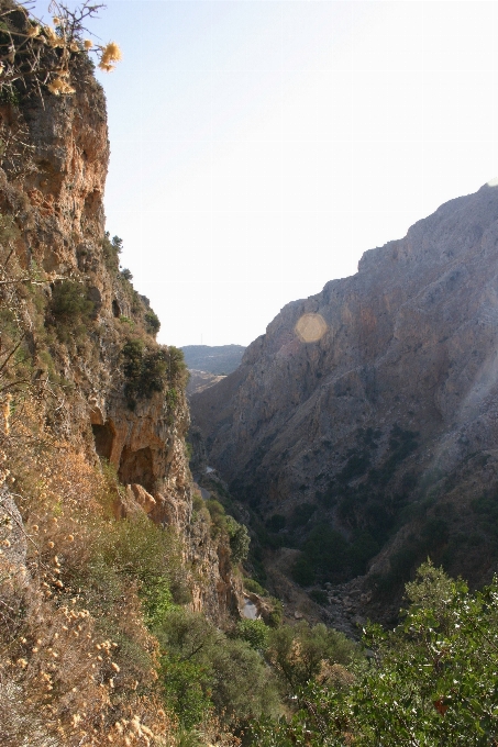 Paysage nature rock marche