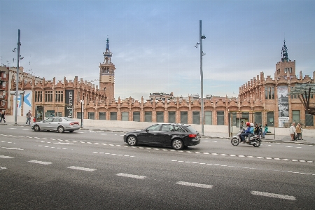 Pedestrian road skyline traffic Photo