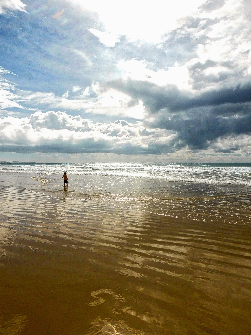 Beach landscape sea coast