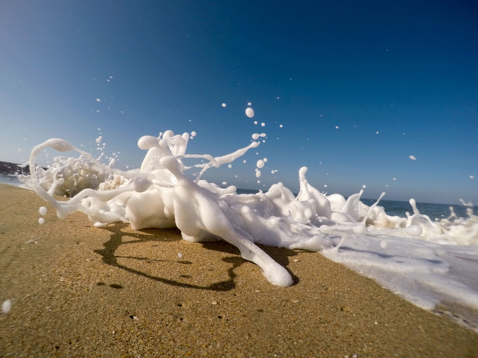 Spiaggia mare acqua sabbia