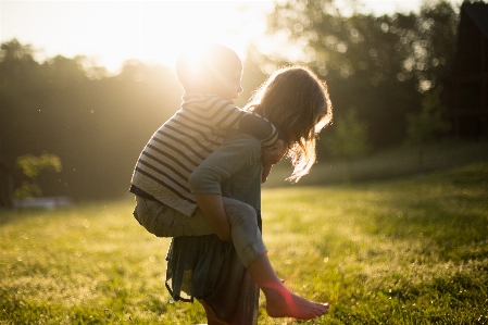 Nature grass light people Photo