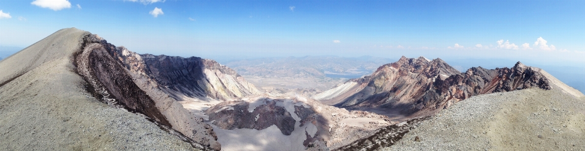 Mountain range volcano crater Photo