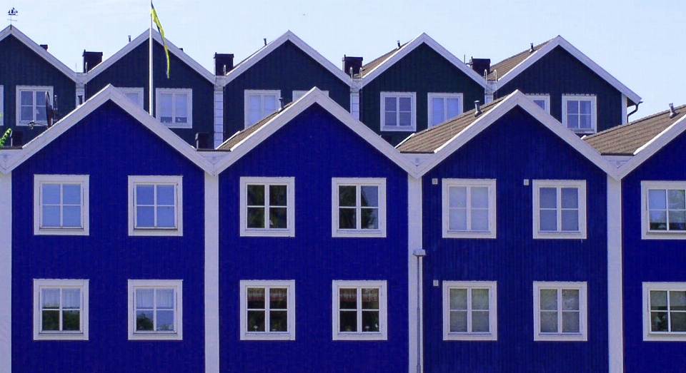 Arsitektur langit putih rumah