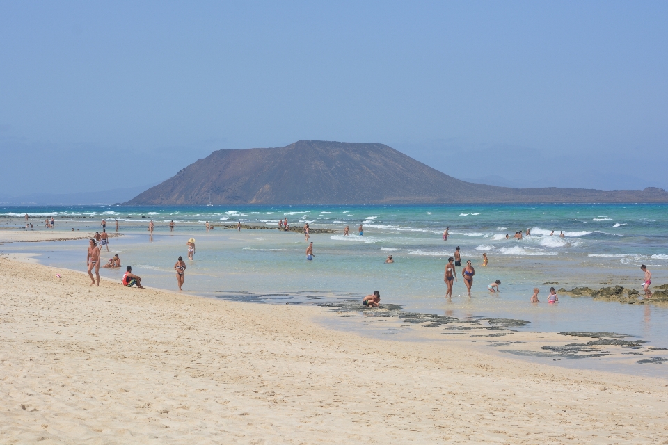 Playa paisaje mar costa