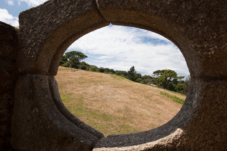 Landscape rock architecture view