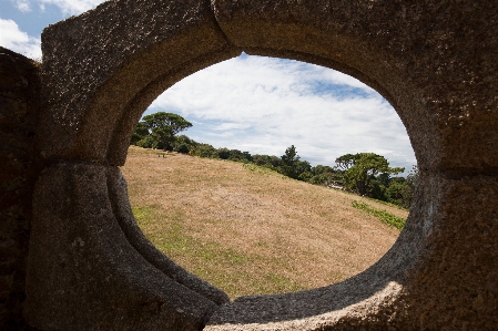 Landscape rock architecture view Photo