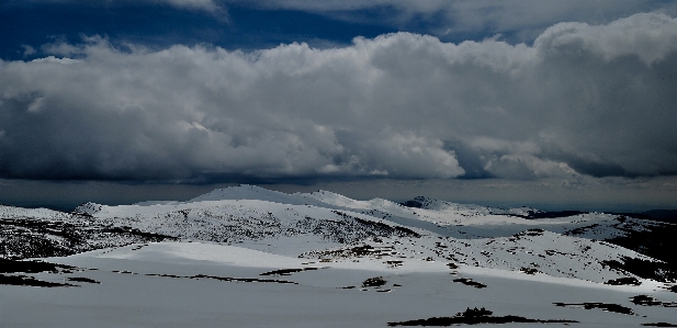 Landscape mountain snow winter Photo