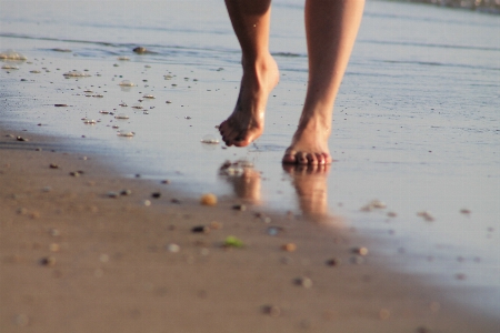 Beach sea water sand Photo