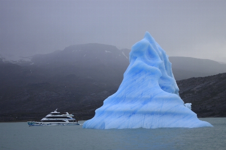 Boat ice glacier weather Photo