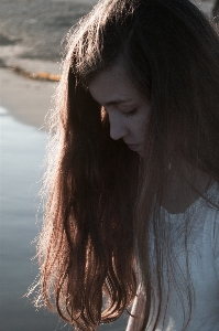 Beach person girl woman Photo