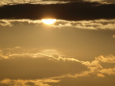 Horizon cloud sky sun Photo