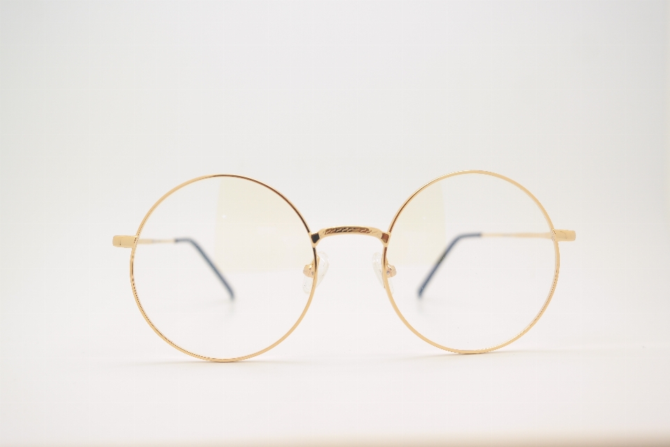 Golden broken circle sunglasses