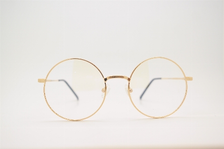 Golden broken circle sunglasses Photo