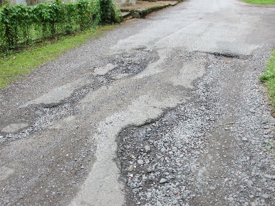 Road traffic street hole Photo