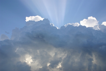 Horizon mountain cloud sky Photo