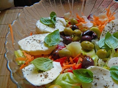 Gericht mahlzeit essen salat Foto