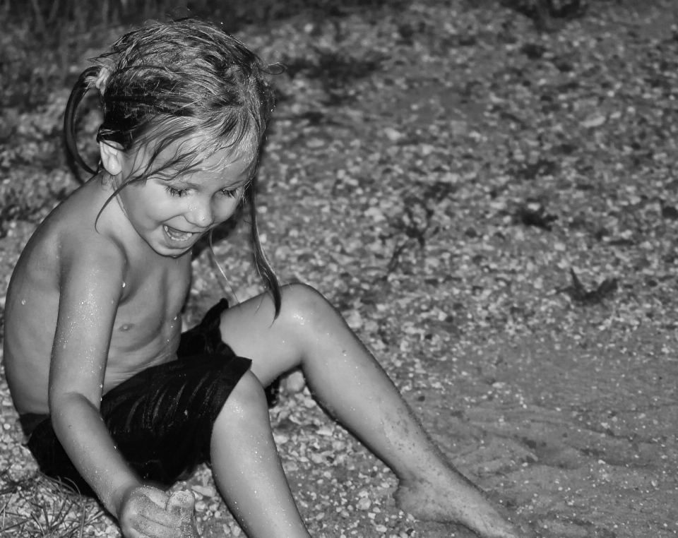 Personne noir et blanc
 fille la photographie