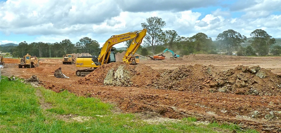 Tractor campo construcción vehículo