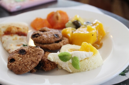 Foto Fruta plato comida alimento