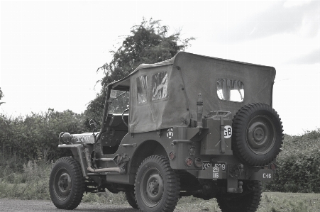 Car old jeep military Photo