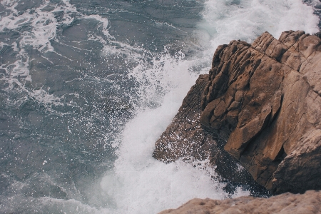 Sea coast water rock Photo