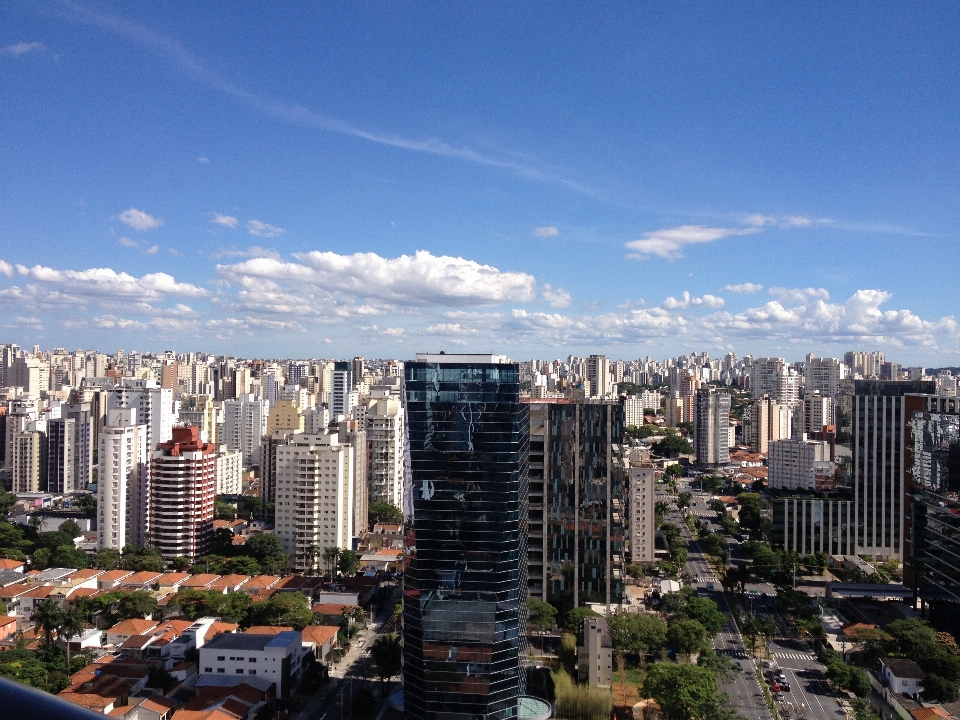 Paisaje horizonte ciudad rascacielos