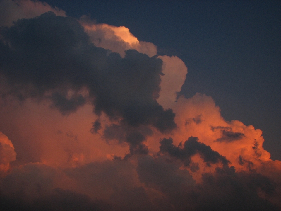 Awan langit matahari terbit