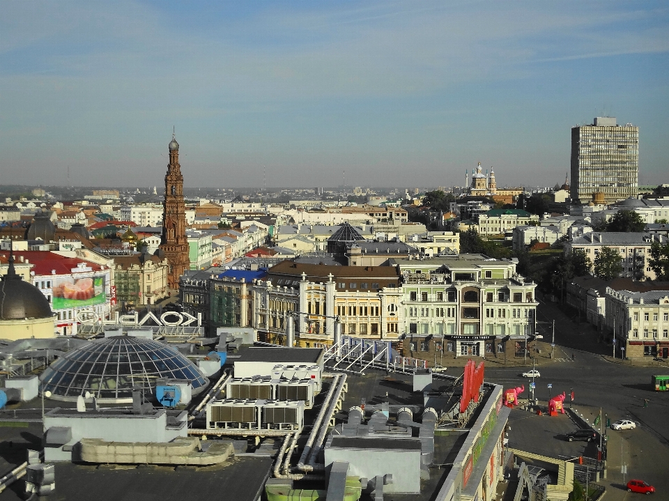 Skyline town roof city