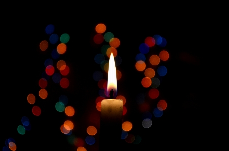 Light bokeh sky night Photo