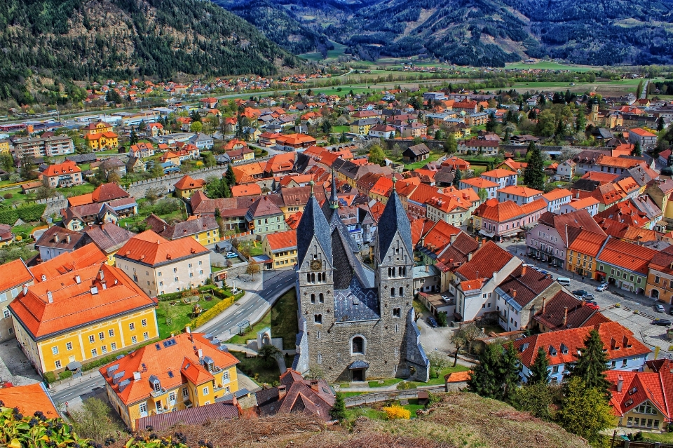 Die architektur stadt sicht perspektive