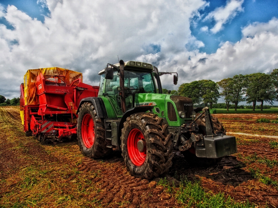 Tractor field farm countryside