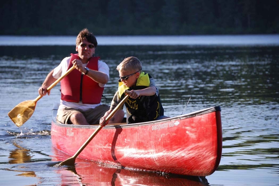 Sport bateau rivière canoë