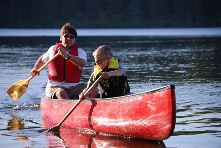 Sport boat river canoe Photo