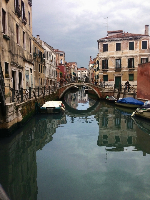 Wasser die architektur boot brücke