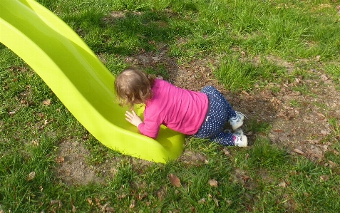 Grass girl lawn meadow Photo