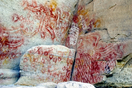 Rock abstract cave symbol Photo