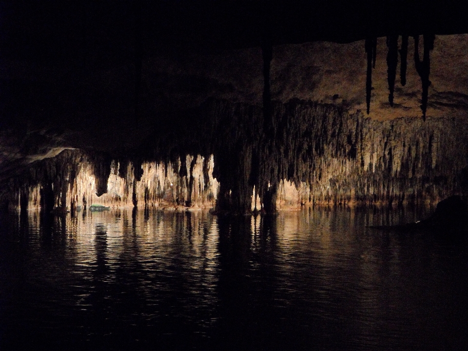 Water lake formation underground