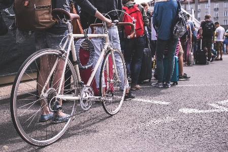 Group people road street Photo