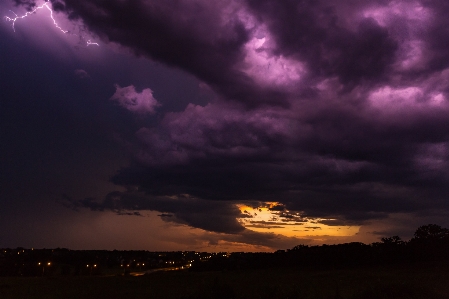 Cloud sky sunset night Photo