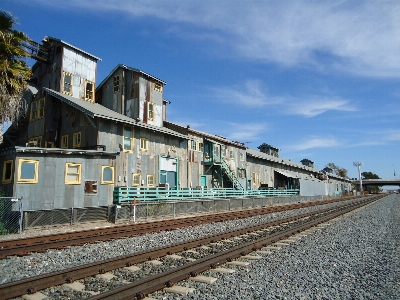 Track train transport suburb Photo