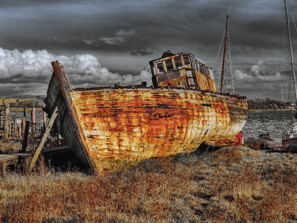 Paysage mer bateau transport