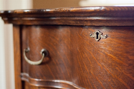 Desk table wood antique Photo