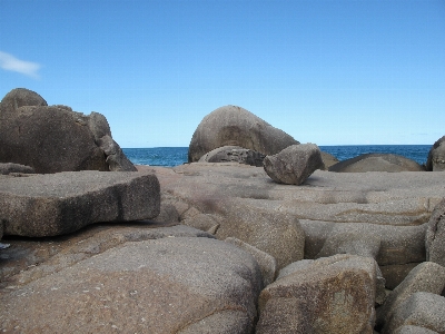 Landscape sea coast sand Photo