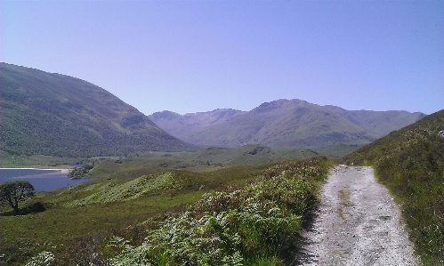 Landscape path walking mountain Photo