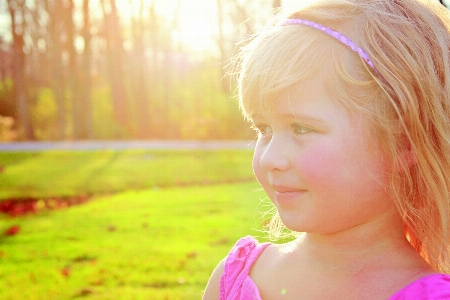 Nature forest person girl Photo