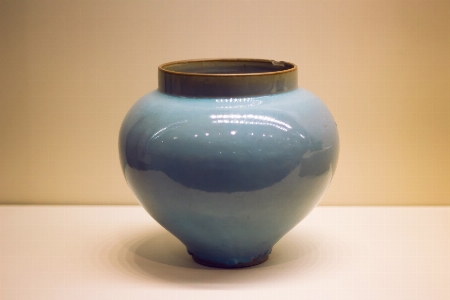 Vase museum ceramic blue Photo