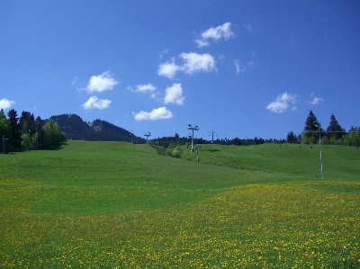 Landscape grass horizon mountain Photo