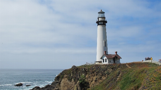 Sea coast ocean lighthouse Photo