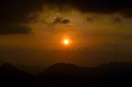 Horizon mountain cloud sky Photo